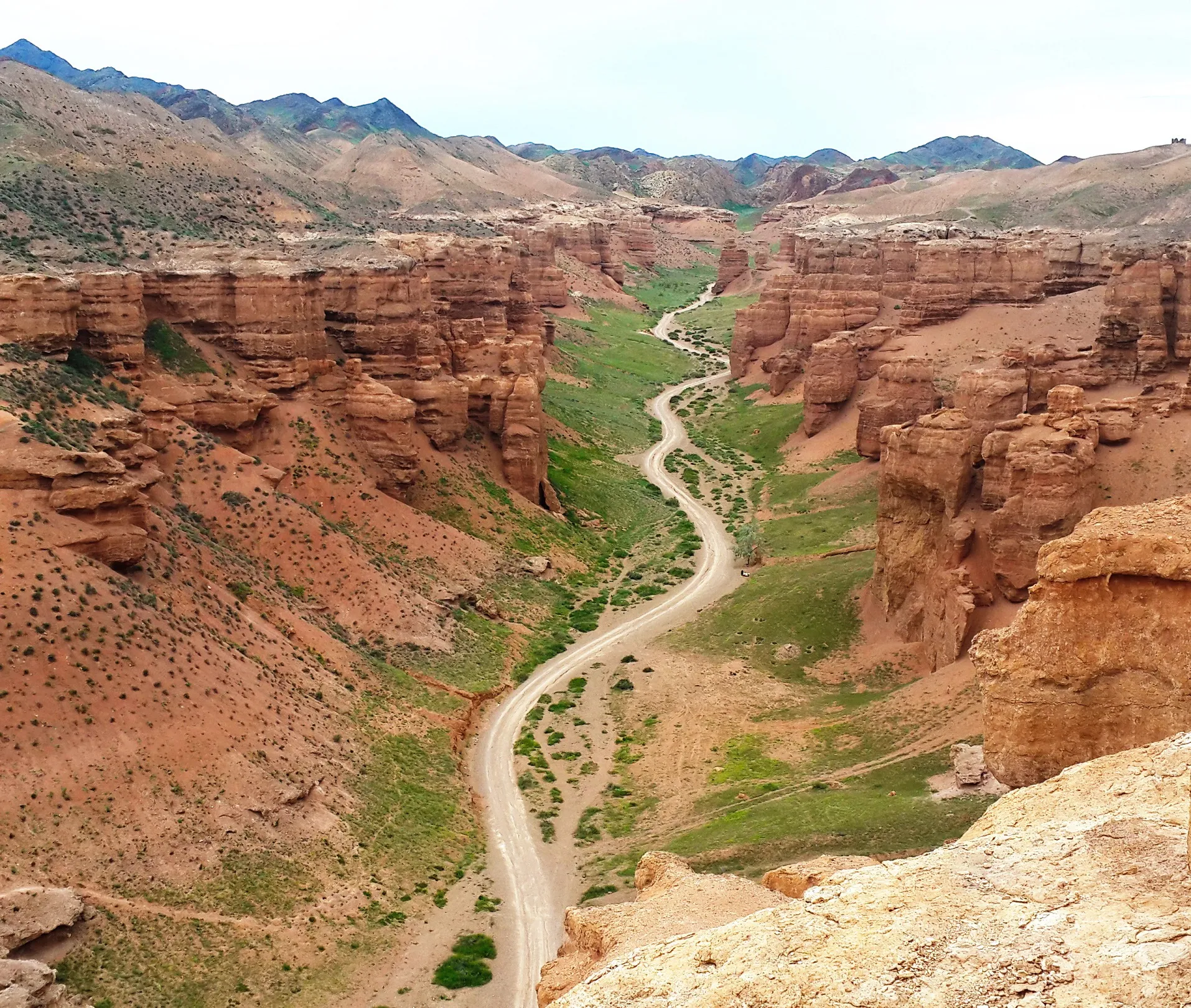 Charyn Canyon landscape in Kazakhstan